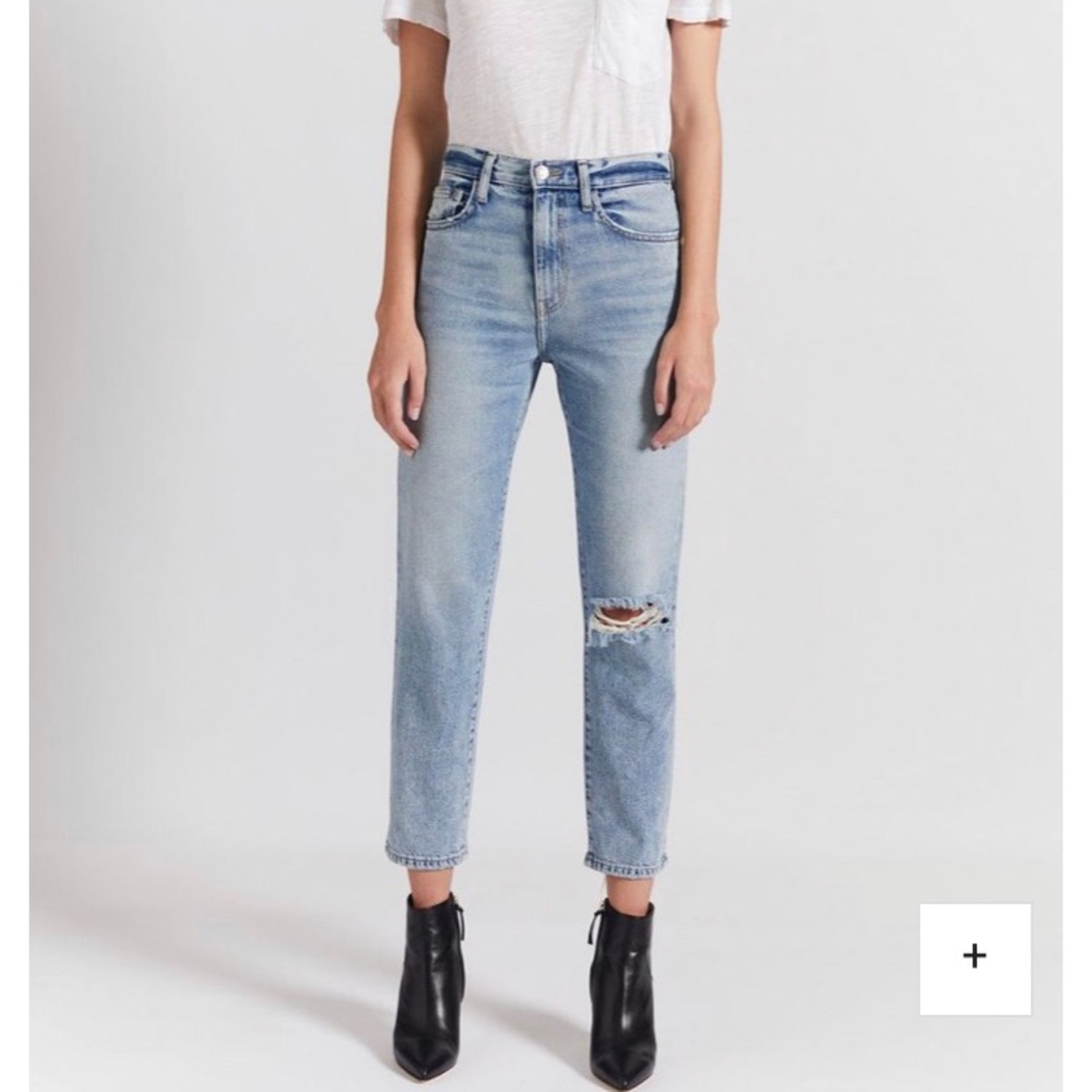 CURRENT/ELLIOTT • vintage crop sim denim